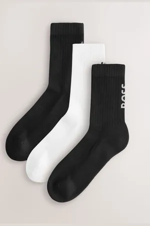 HUGO BOSS Ribbed Short Socks 3 PackS-M