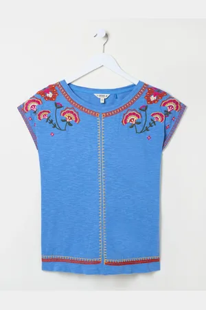 Fat Face FatFace Embroidered T-Shirt38