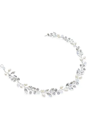 Ivory & Co Bohemia Crystal And Pearl Hair VineEn