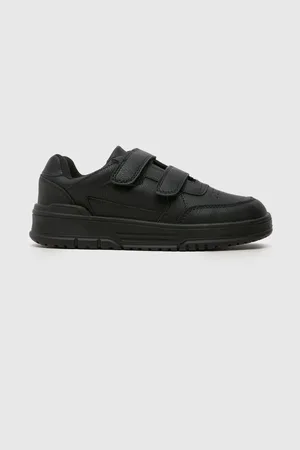 Schuh Machinery Velcro Black Trainersuk8eu255