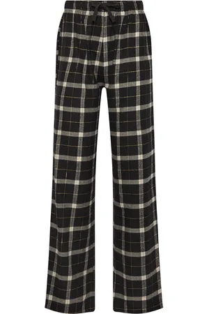 Long Tall Sally 100% Cotton Check Pyjamas Joggers36-38 Tall
