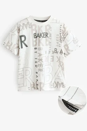 Ted Baker Grey Graphic 100% Cotton T-Shirt134140cm