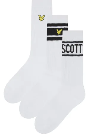 Lyle & Scott Cotton Boys Clint Sports Socks 3 Pack6 - 9 år (116 - 134cm)