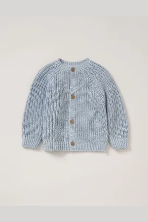Rock-a-bye Baby Boutique 100% Cotton Cardigan with Embroidery Back DetailOp til 3 måneder (50 - 62cm)