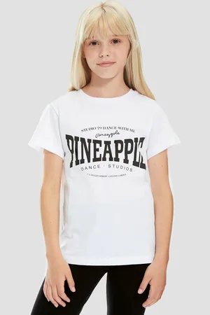 Pineapple T-shirt 100% bomuld5 - 6 år (110 - 116cm)
