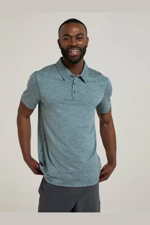 Mountain Warehouse Mens Deuce Iso Cool Breathable UV Polo ShirtM
