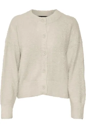 VERO MODA Fluffy Eyelash Long Sleeve Knitted Cardigan42