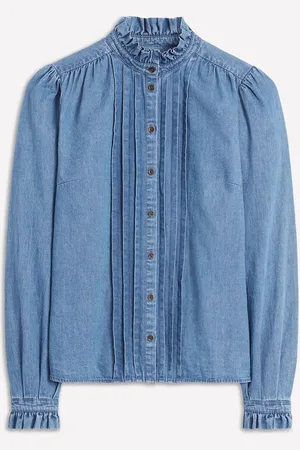 Boden Felicity Denim 100% Cotton Blouse44 R