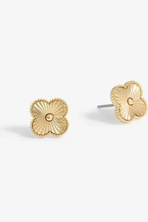 Jon Richard Diamond Cut Stud Earringsen