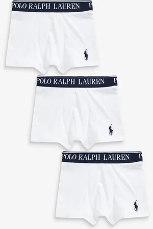 Ralph Lauren Drenge Talje Hvid Bokser 3 PakkeXL