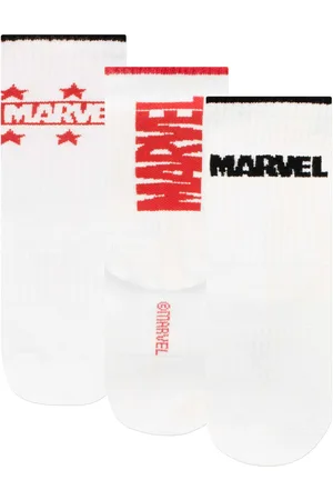Character Marvel Logo Socks 3 Pack4-6