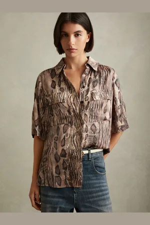 Reiss Maya Snake Tryk Skjorter34