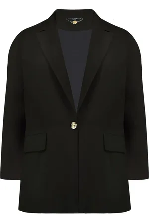 Live Unlimited London Curve Woven Crepe Blazer44