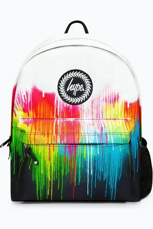 Hype . Kids Multi Drips Black Backpacken
