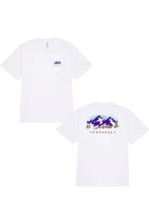 Converse Abstract Mountain 100% Cotton T-ShirtL