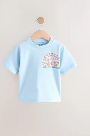 Next Short Sleeve Back Print 100% Cotton T-Shirt (3mths-7yrs)6268cm