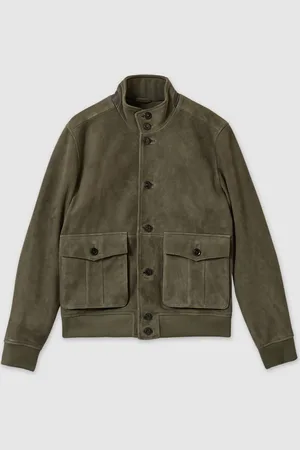 Reiss Roland Suede Harrington JakkeXS