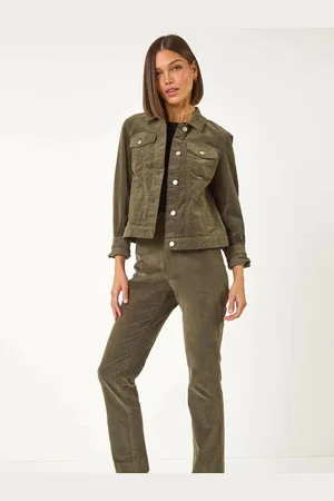 Roman Corduroy Pocket Detail Stretch Jacket46