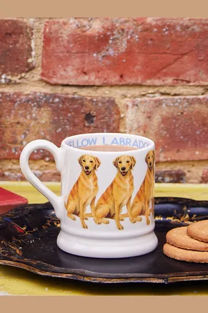 Emma Bridgewater Gul labrador 1/2 pint krusEn