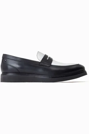 Base London Sid Slip On Black Loafersuk11eu45