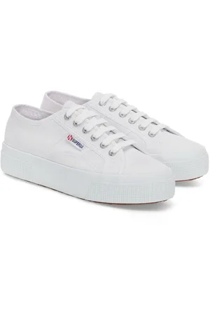 Superga 2740 Platform White Trainers