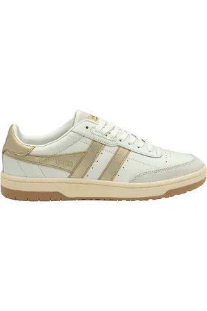 Gola Ladies Falcon Mirror Leather Lace-Up Trainers