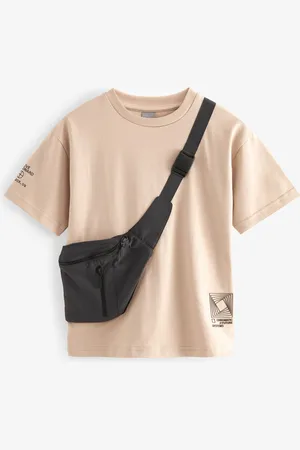 Next Taske Pocket Kortærmet 100% Bomuld T-shirt (3-16år)12 år (152cm)