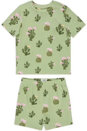 Chelsea Peers Kids Cactus Print Short Pyjamas Set8692cm
