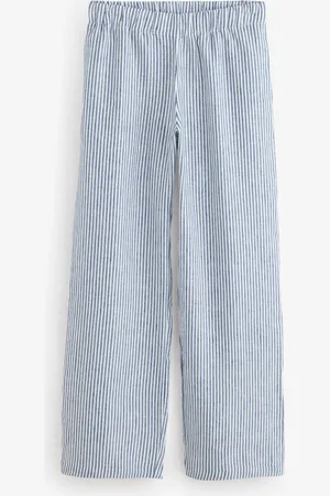 Baukjen Blue Doretta 100% Linen Trousers42
