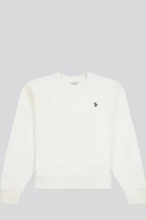U.S. Polo Assn. U. S. Polo Assn. Womens Double Horsemen Crew Sweatshirtsmall