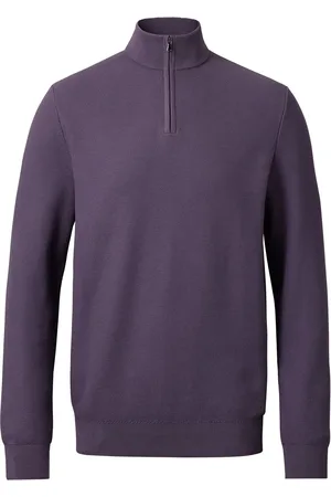 Charles Tyrwhitt Honeycomb 100% Cotton Zip Neck Sweat TopStor