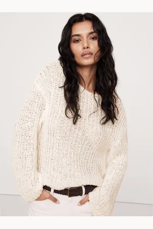 Banana Republic Oversized Scoop-Back Trøjesmall
