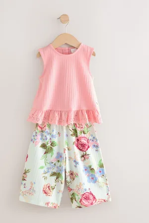Next Frill Vest and Wide Leggings Set (3mths-7yrs)6874cm
