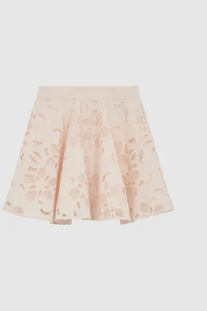 Reiss Nella Lace High Rise Mini Skirt146152cm