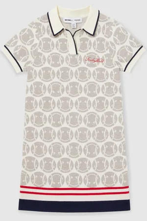 Smiley Reiss World Reiss Knitted Polo Dress140146cm