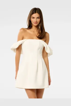 Forever New Jacquie Off Shoulder Mini Dress42