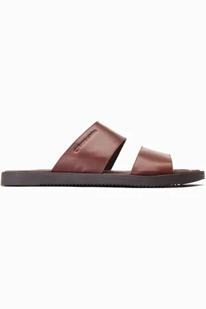 Base London Maven Slip On Brown Sandalsuk9eu43