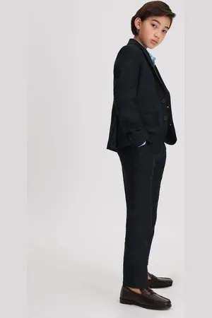 Reiss Kin Slim Fit Single Breasted Hør Blazer7 - 8 år (122 - 128cm)