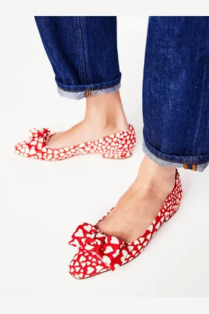 Boden Chisel Toe Heart Ballet Flats