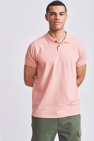 Aubin Lyserød Marcel Pique 100% Bomuld Polo-skjorterxlarge
