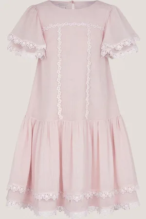 Monsoon Antonia Drop Waist Flower Dress166168cm