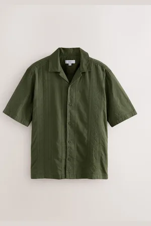Next Navajo Style Printed Short Sleeve 100% Cotton Shirtmedium