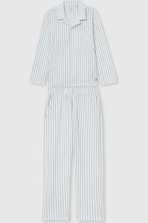 Reiss Cohen Set Brushed-Cotton Striped Pyjama Set9 - 10 år (134 - 140cm)