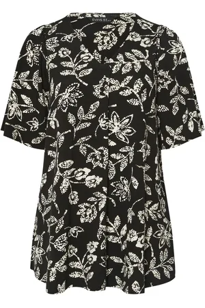 Evans Angel Sleeve Pleated Top48