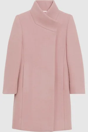 Reiss Kia frakke i uldblanding med Funnel Neck116122cm