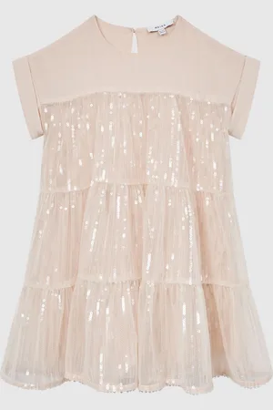 Reiss Luci Sequin Tiered Dress116122cm