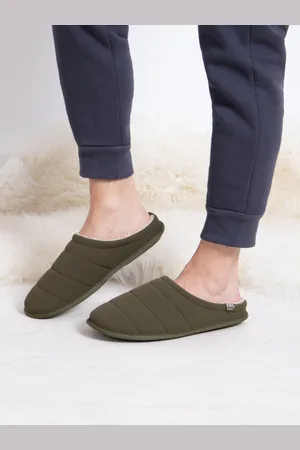 Totes Herre Isotoner Sport Quilted Mule Hjemmesko