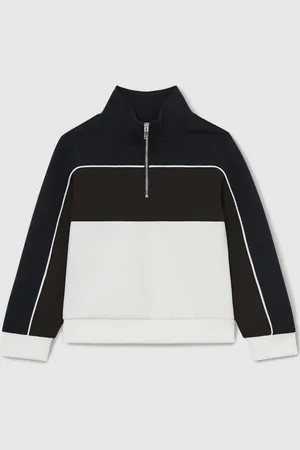 Reiss Katoon Colour-Block Half-Zip Sweatshirt10 - 11 år (140 - 146cm)