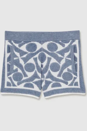 Reiss Vounder Abstract-Pattern Towelling Shorts134140cm