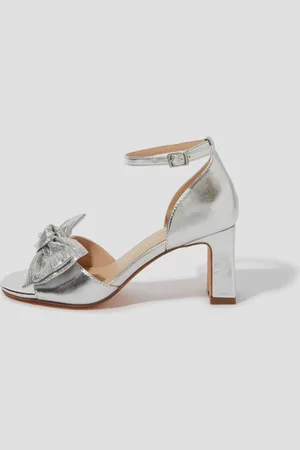Monsoon Taya Metallic Bow Heeled Sandalseu41